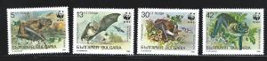 Bulgaria 1989  W.W.F  mnh S.C.  3398 - 3401