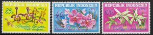 Indonesia 978-80  1976  set 3  FVF Mint NH