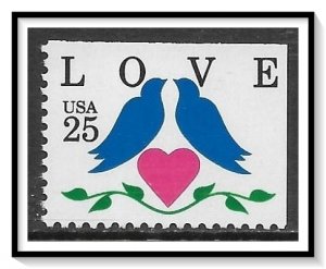 2441 Love Doves F-VF MNH single from booklet