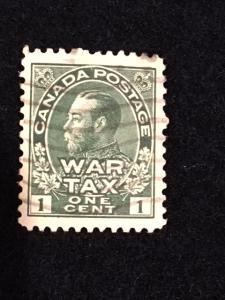 Canada – 1915 – Single War Tax Stamp – SC# MR1 - Used