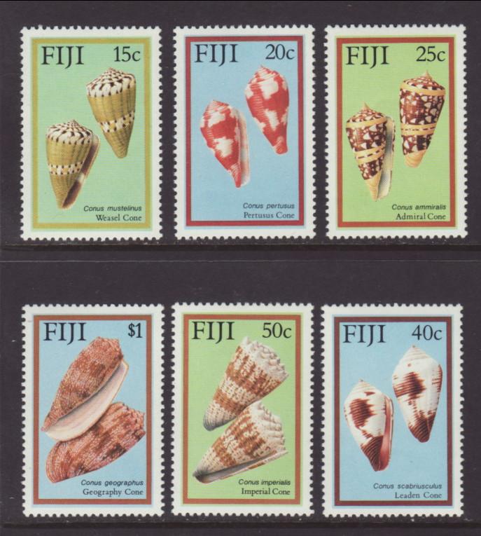 Fiji 564-569 Seashells MNH VF