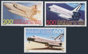 Mali C430-C432, MNH. Michel 872-874. Columbia Space Shuttle, 1981.