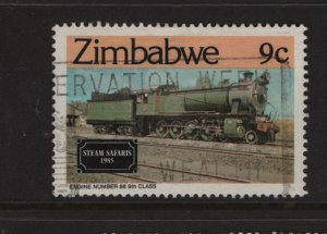 Zimbabwe 487 Used, 1985 Steam Locomotives