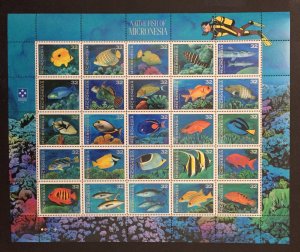 Micronesia 1996 #227 S/S, Fish, MNH.