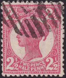 Queensland 1897 #115 2½p Rose vf u vf