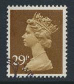 GB Machin 29p  SG X979  Scott MH138 Used with FDC cancel  please read details