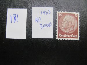 GERMANY 1933 MNH SC 411 XF  $140 (181)