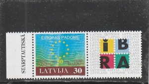 Latvia  Scott#  486  MNH  (1999 Council of Europe)