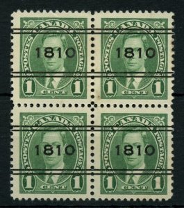 ? #2-231 SHEREBROOKE, Mufti issue Cat $80 PRECANCEL BLOCK Canada