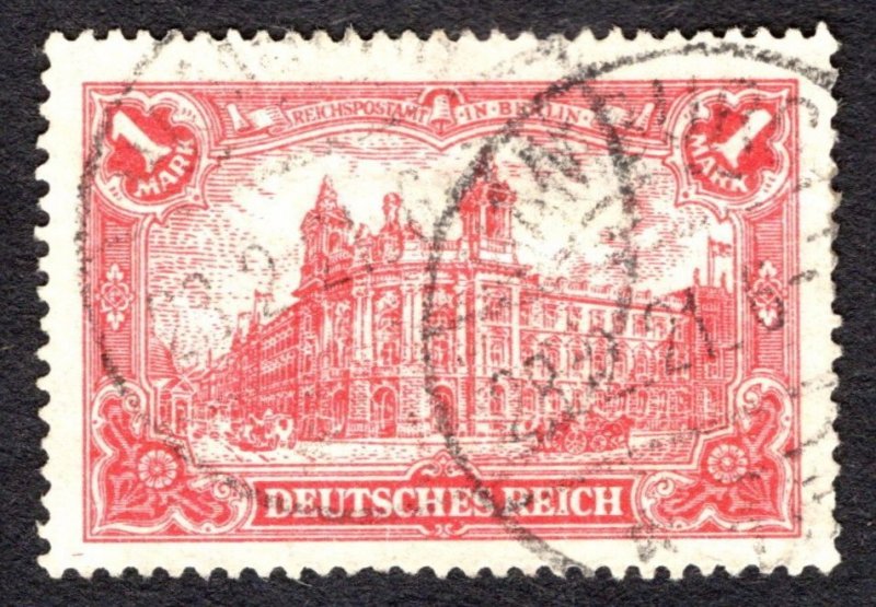 1918, Germany 1Mk, Used, Sc 92a