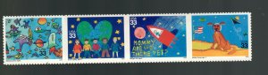 2414-17 Stampin' The Future Strip  MNH