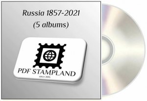 SOVIET UNION USSR RUSSIA 1857-2021 (5 albums) PDF (DIGITAL)  STAMP ALBUM PAGES