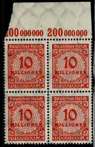 Germany 1923, Sc.#286 MNH, Plate Print with Margin A.