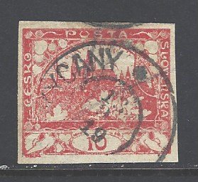 Czechoslovakia Sc # 3 used (BC)