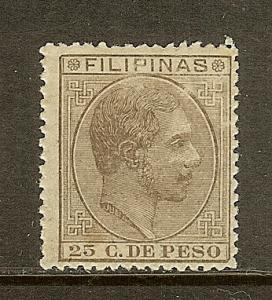 Philippines, Scott #88, 25c King Alfonso XII, MH