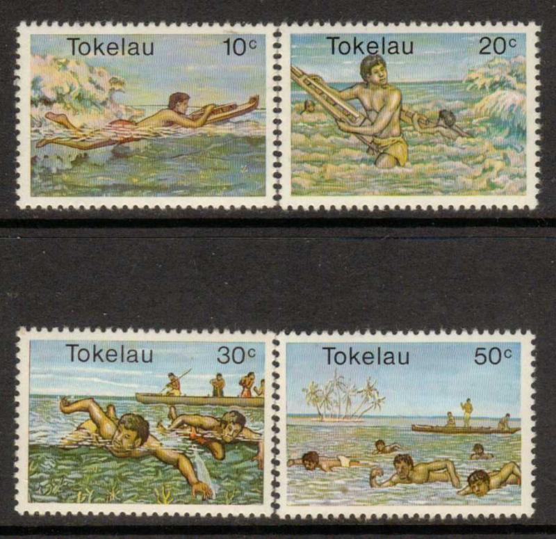 Tokelau Isl.   #73-76  MLH  (1980)  c.v. $1.60