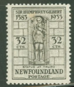 Newfoundland #225 Unused Single