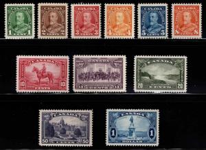 CANADA Scott 217-227 MNH** 1935 KGV pictorial set CV $200