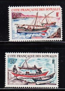 Somali Coast - #302 & 303  Houri -set/2 - MNH