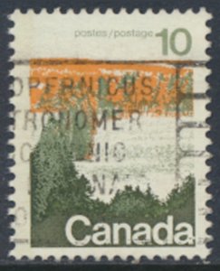 Canada  SC# 594 * SG 702p Used  Type I tagged p 12½ x 12 see  details & scans