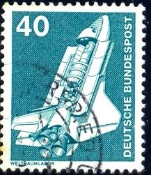 Space Shuttle, Germany stamp SC#1174 Used