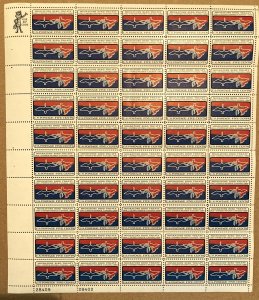 0172 - 3¢ Migratory Bird Sheet, 1956