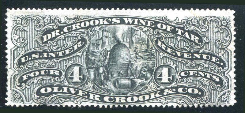 RS65e Experimental Silk 4¢ Oliver Crook & Co.