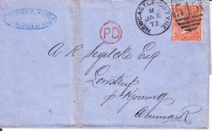 1872, England to Denmark, See Remark (11960)