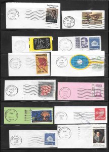 Just Fun Page #199 U.S Mixture Illinois POSTMARKS & CANCELS Collection / Lot