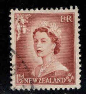 New Zealand Scott 290 used QE2 stamp