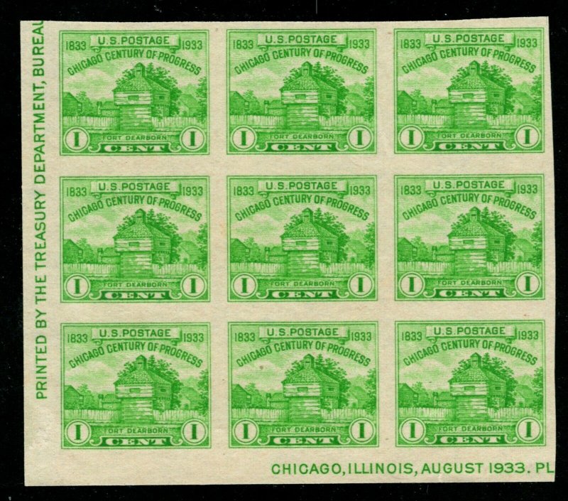 DS-31 USA  APS PARTIAL SOUVENIR SHEET 1933 SCOTT 730 NGAI