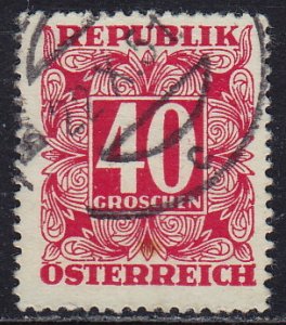 Austria - 1949 - Scott #J240 - used - Numeral