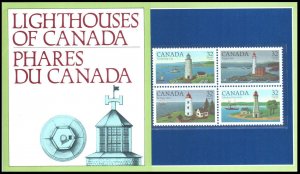 CANADA - 1984 LIGHTHOUSES OF CANADA - PRESENTATION PACK - MINT NH