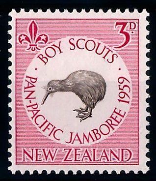 [66402] New Zealand 1959 Bird Kiwi Boy Scouts  MLH