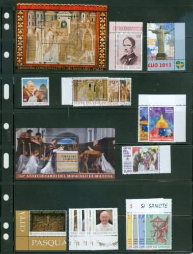 Vatican City 2013 Compete MNH Year Set