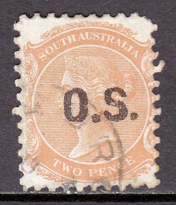 South Australia - Scott #O47 - Used - Pencil on reverse - SCV $2.00