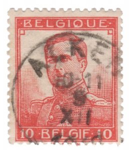 BELGIUM STAMP 1912. SCOTT # 95. USED. OVER 110 YEARS OLD STAMP. # 1