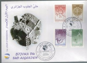 Algeria 2009 FDC Stamps Scott 1461-1464 Handicraft Craft Jewelry Folklore