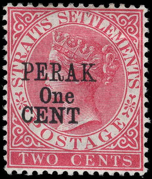 Malaya / Perak Scott 32a Gibbons 55 Mint Stamp