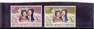 British Antarctic Territory  Scott#  43-4  MNH