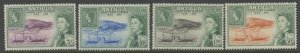 ANTIGUA Sc#129-132 1962 Stamp Centenary Complete Set OG Mint Hinged