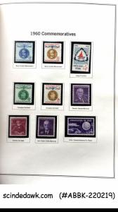 UNITED STATES USA 1951-1960 COMMEMORATIVE STAMPS IN FOLDER