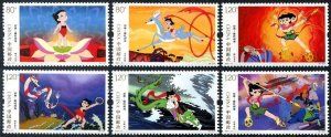 2021 PR China Animation (6) (Scott 4826-31) MNH