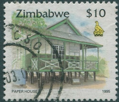 Zimbabwe 1995 SG903 $10 Paper House FU