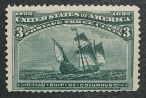 MOMEN: US #232 MINT OG H #31736