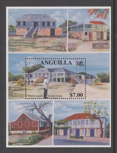 Anguilla 1033 Architecture Souvenir Sheet MNH VF