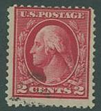 USA SC#500 Washington 2c, deep rose, very light cancellation