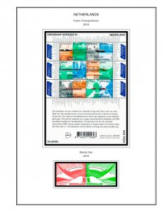 COLOR PRINTED NETHERLANDS 2011-2020 STAMP ALBUM PAGES (159 illustrated pages)