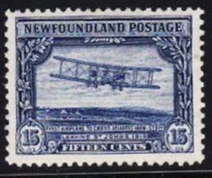 CANADA Newfoundland SC#156 First Trans-Atlantic Non-stop Flight (1929) MH