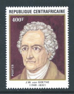 Central African Rep. #518 NH Goethe Death Anniv. - Painting